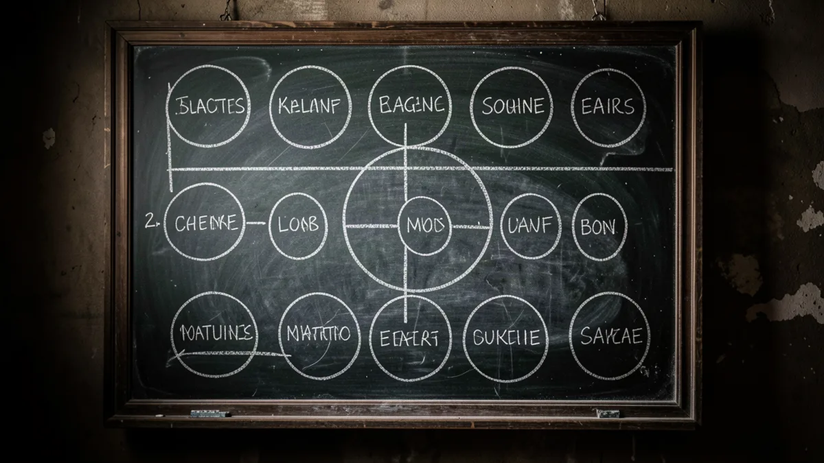 Tableau magnétique avec la compo d'une équipe de Ligue 1